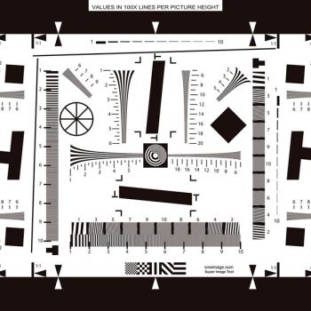 ISO12233分辨率測試卡(增強(qiáng)型)